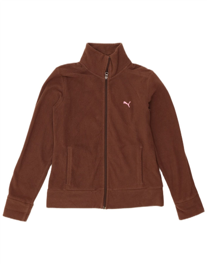 Puma Chaqueta polar para mujer UK 10 Small Brown