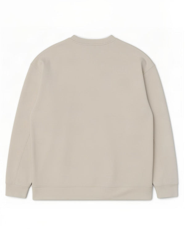 Adidas Damen Übergroßer Sweatshirt-Pullover UK 6 XS Weiße Baumwolle