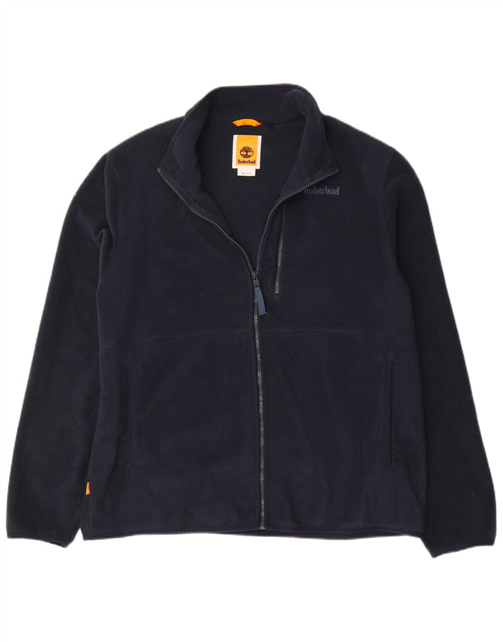 Timberland Herre Liner Fleece Jakke UK 44 2XL Navy Blue Polyester