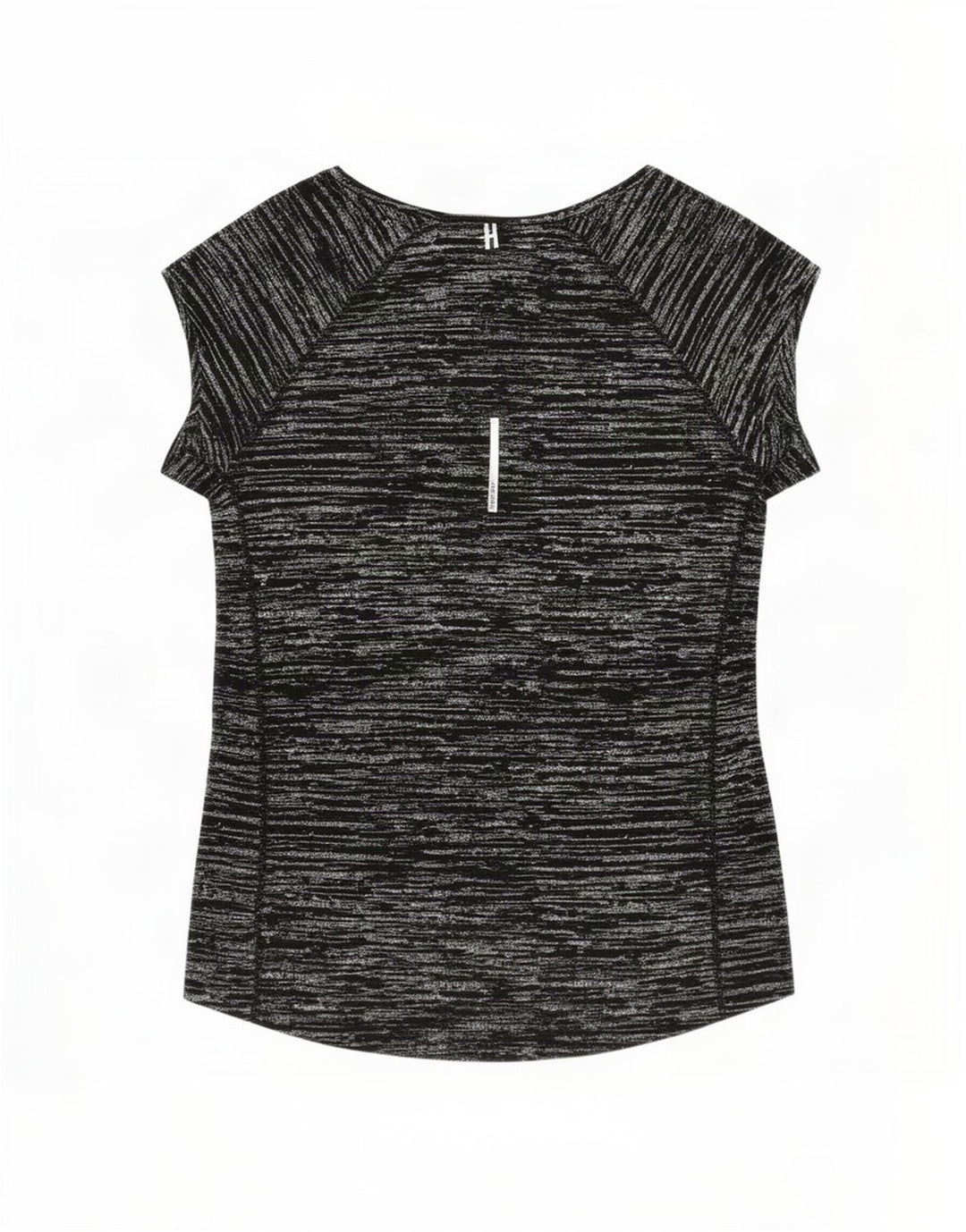Tricou Nike Dri Fit pentru femei Top UK 12 Medium Black Flecked Poliester
