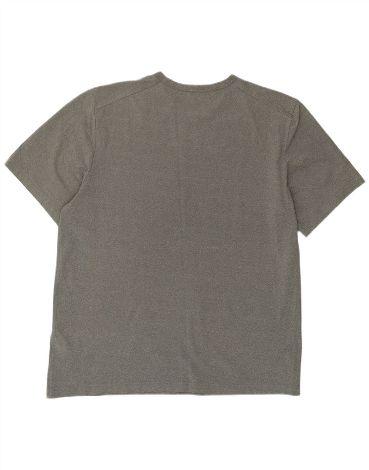 Nike Dri Fit majica kratkih rukava, veliki sivi poliester