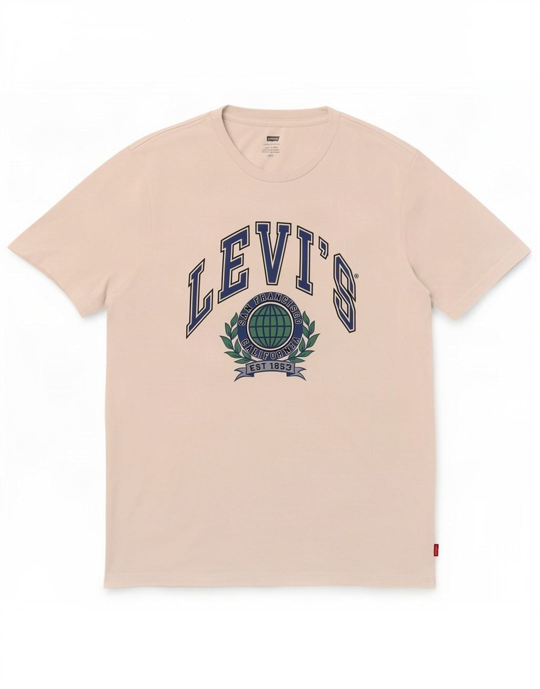 Levi's Herren-T-Shirt mit Grafik, Größe L, aus weißer Baumwolle