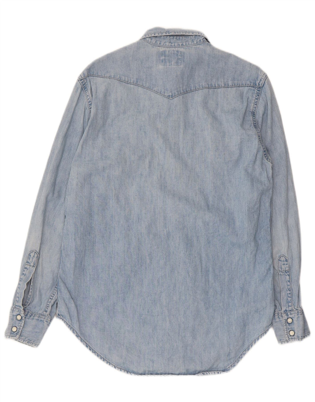 Levi's Mens Denim Shirt Small Blue Cotton