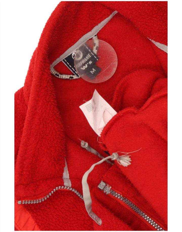 Murphy & Nye Dame Fleece Gilet UK 14 Medium Rød Polyester