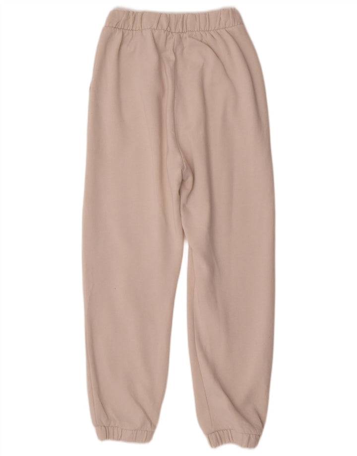 Zara Damen Crop Full Trainingsanzug UK 14 Mittelweiße Baumwolle