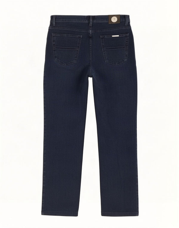Trussardi Womens Straight Jeans W29 L26 Navy Blue Cotton