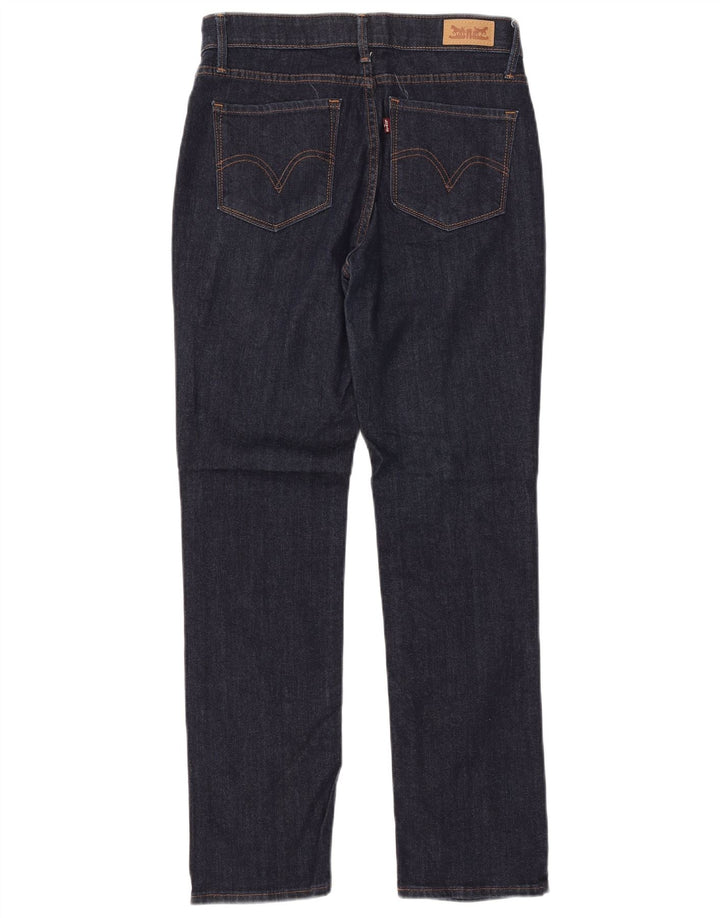 Levi's Womens Straight Jeans US 6 Medium W28 L30 Navy Blue Cotton