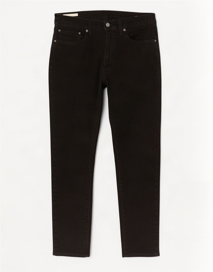 Męskie jeansy slim fit Levi's W34 L30 Czarna bawełna