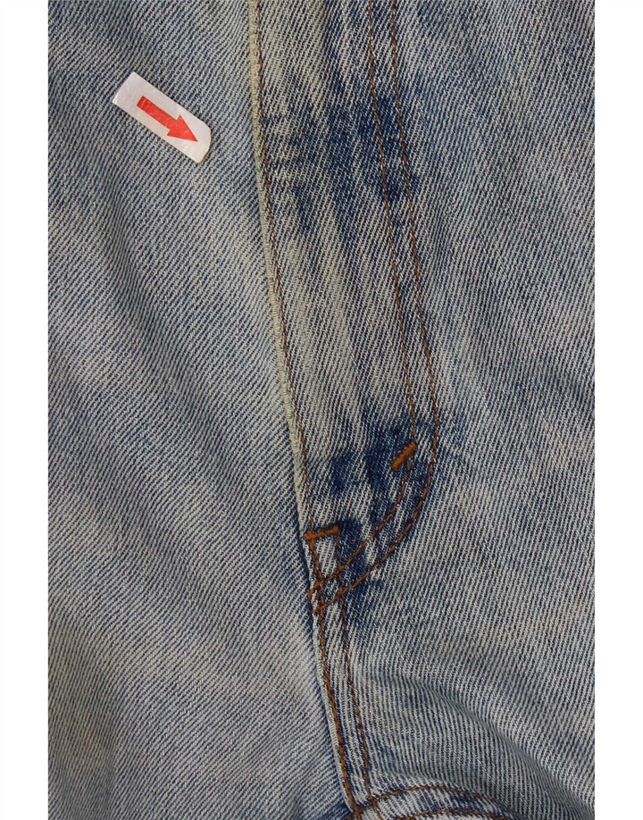 Levi's Mens 505 Distressed Straight Jeans W34 L28 Blue Cotton