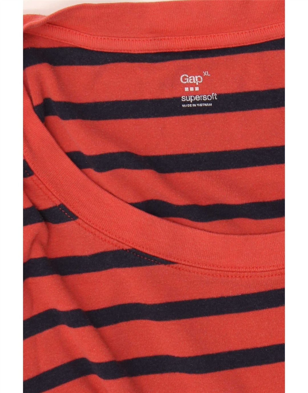 Gap Womens Top Long Sleeve UK 18 XL Red Striped
