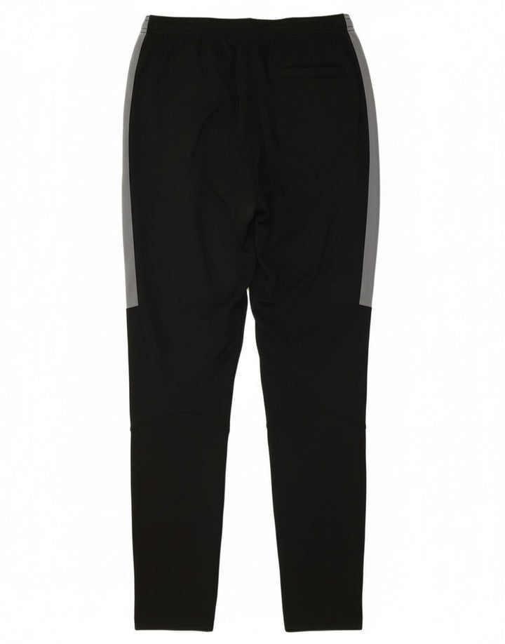 Nike Mens Dri Fit Tracksuit Trousers Small Black Colourblock Polyester