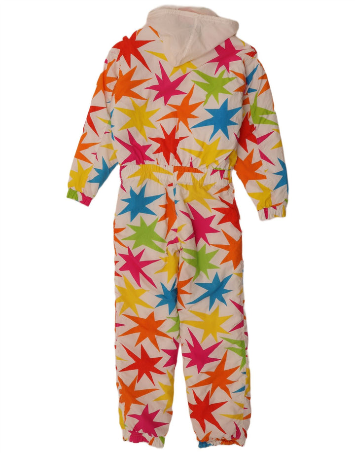 Enrico Coveri Womens Abstract Pattern Ski Jumpsuit UK 8 Small Multicoloured
