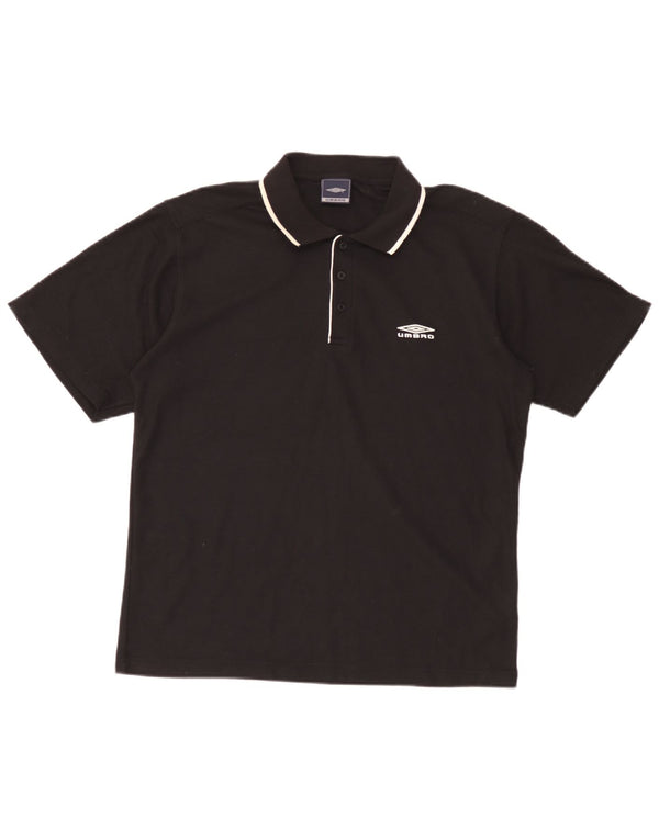 Polo Umbro Hombre Medium Negro Poliéster
