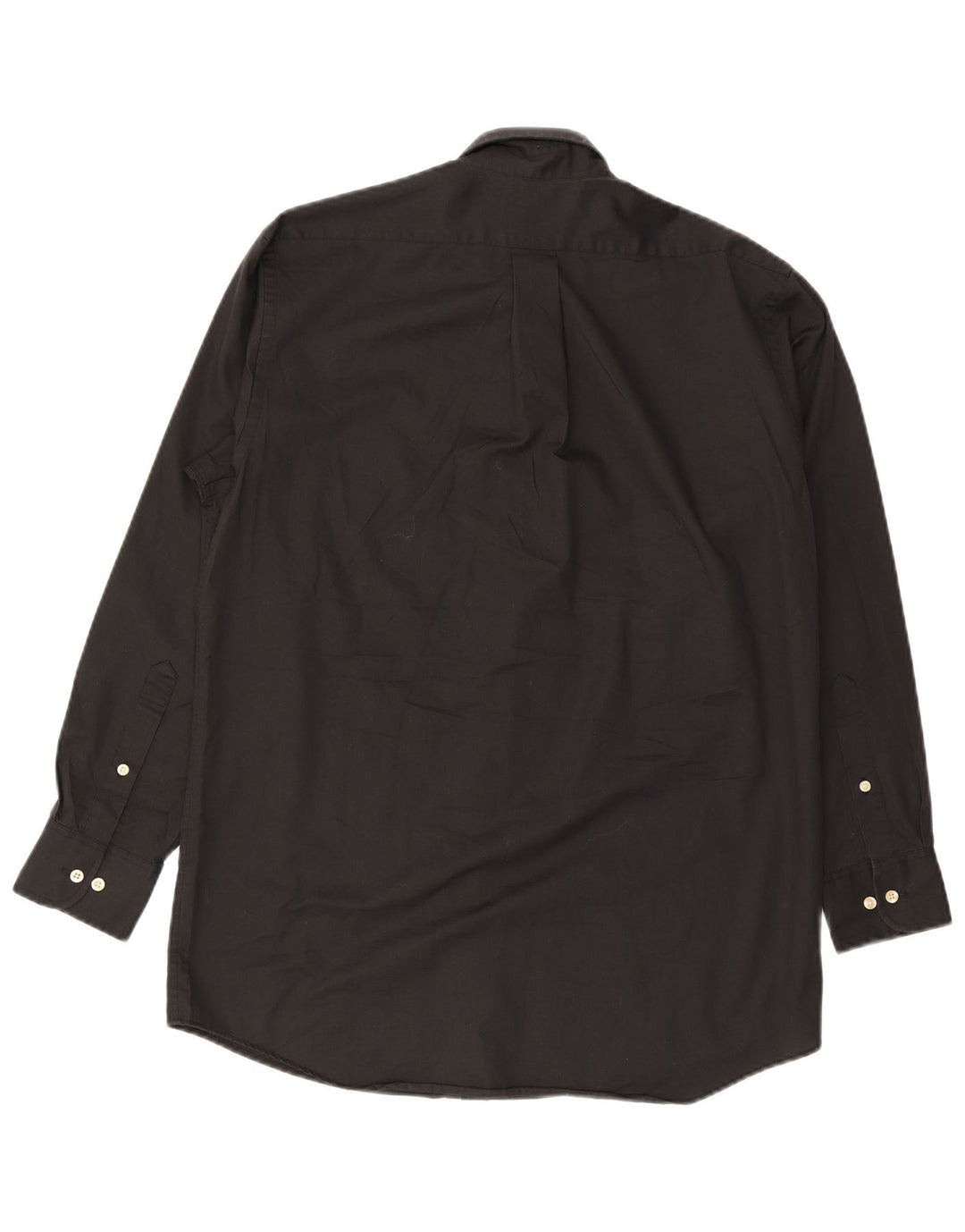 Camicia da uomo Chaps taglia 15 1/2 media cotone nero