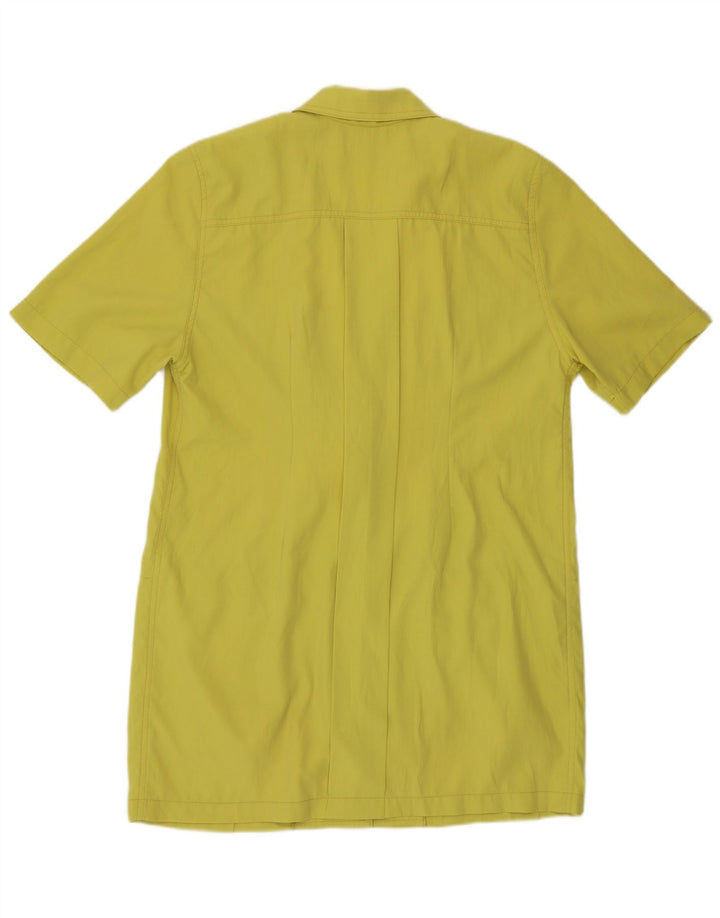 Pinko Dame Longline Kortærmet Blazer Jacket UK 16 Large Yellow