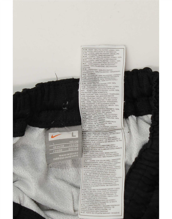 Short de sport Nike pour hommes, grand, noir, polyester