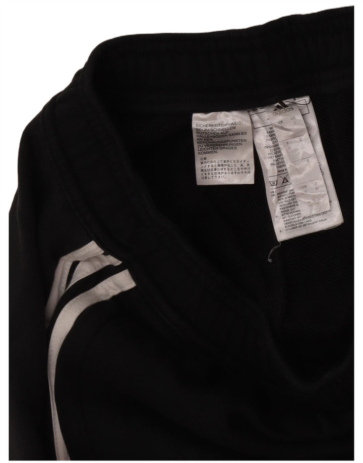 Adidas Mens Tracksuit Trousers Small  Black Cotton