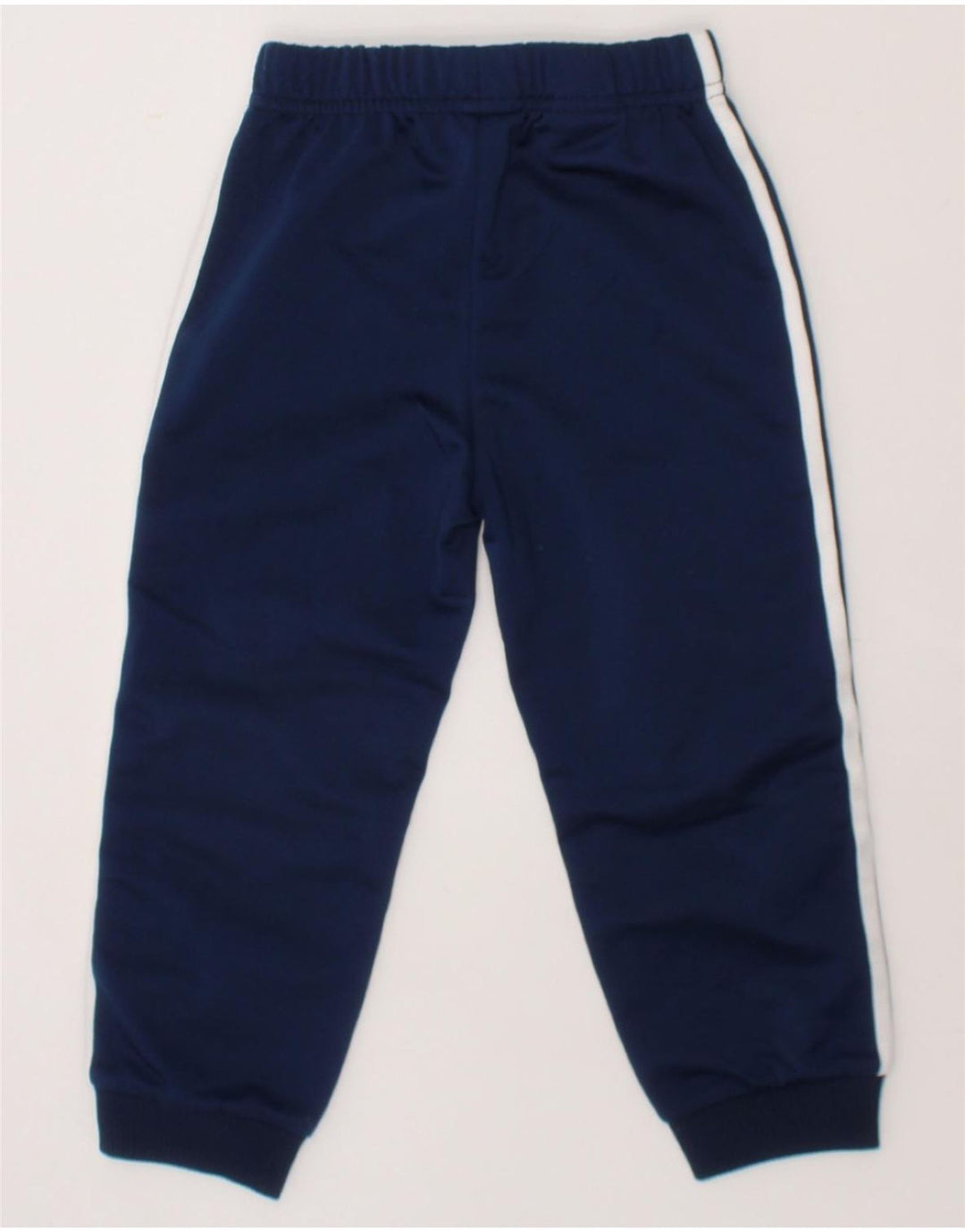 ADIDAS Boys Tracksuit Trousers Joggers 2-3 Years  Blue Polyester Vintage Adidas and Second-Hand Adidas from Messina Hembry 