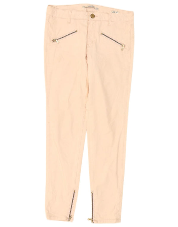 Pantaloni casual slim pentru femei Zara EU 36 XS W26 L29 roz