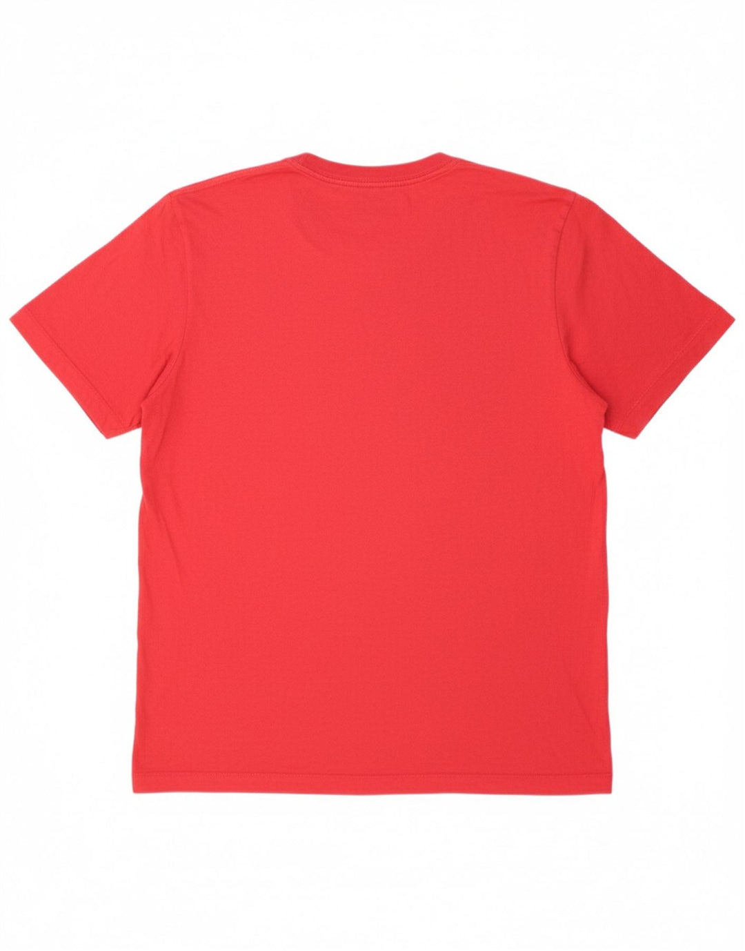NIKE Mens Graphic T-Shirt Top Medium Red Cotton