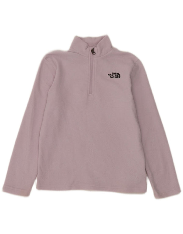 The North Face Pull polaire à col zippé pour fille 11-12 ans Violet Taille L