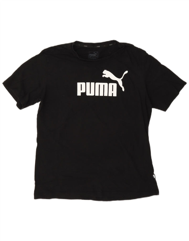 T-shirt grafica da donna Puma UK 12 media nera