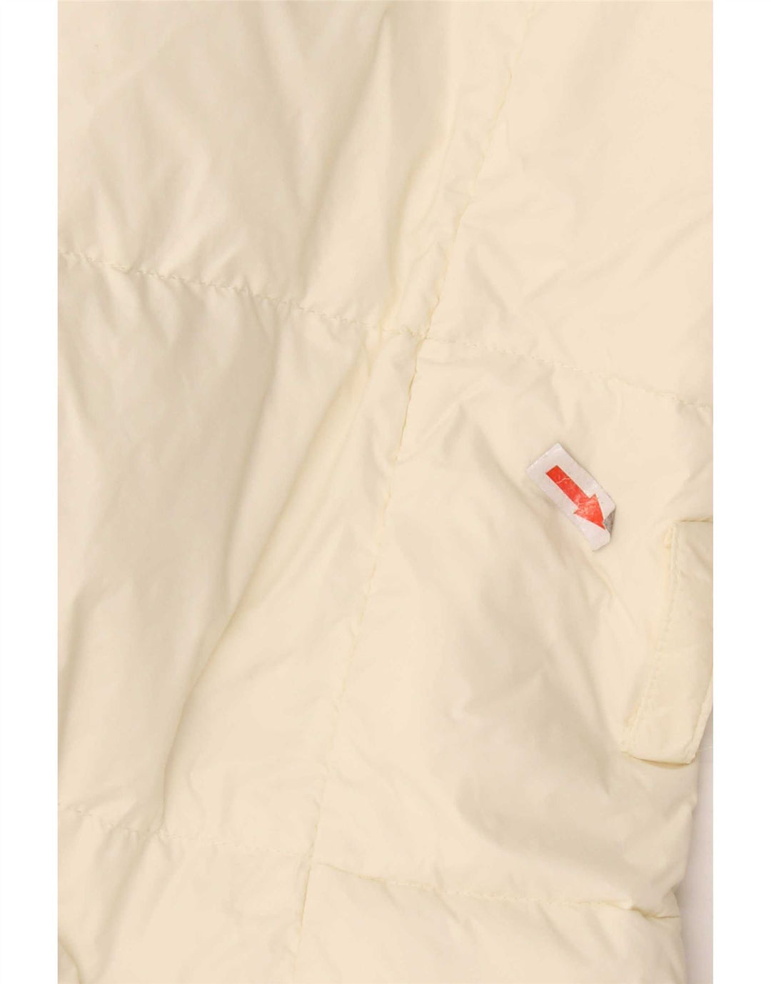 Ralph Lauren Womens Padded Coat UK 14 Medium Off White Nylon