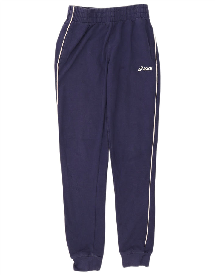Pantaloni da tuta da uomo Asics Joggers medi in cotone blu navy