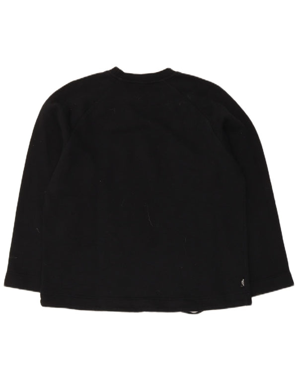 Felpa da donna Reebok Jumper UK 12 Medium Black Cotton