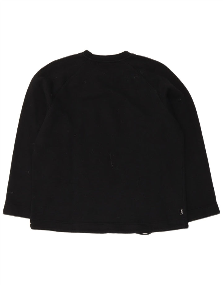 Felpa da donna Reebok Jumper UK 12 Medium Black Cotton