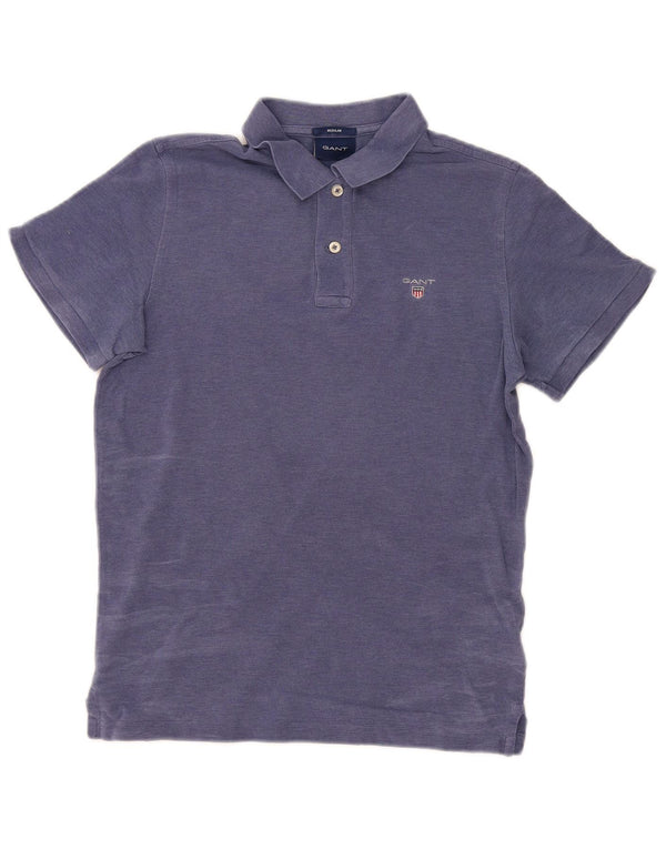 Gant Mens Regular Fit Polo Shirt Small Blue