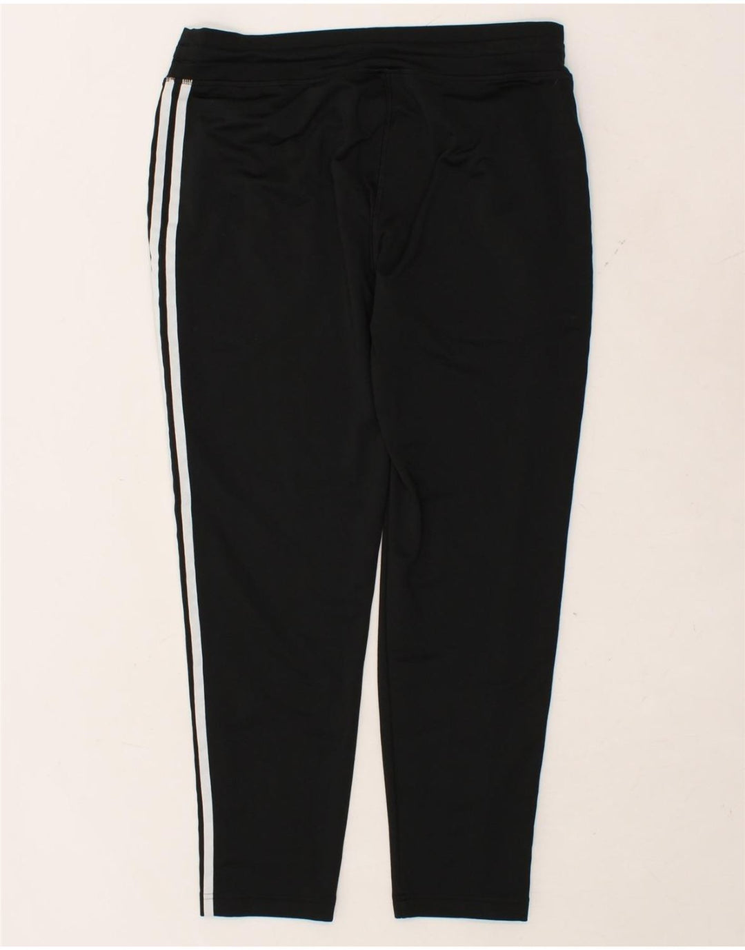 ADIDAS Womens Tracksuit Trousers UK 12/14 Medium Black Polyester Vintage Adidas and Second-Hand Adidas from Messina Hembry 