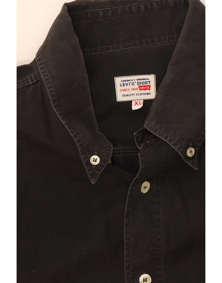 Camicia Levi's da uomo XL in cotone nero