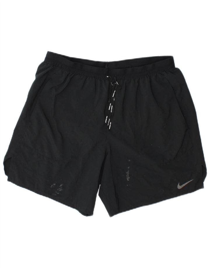 Nike Mens Dri Fit Sport Shorts Large  Navy Blue Polyester