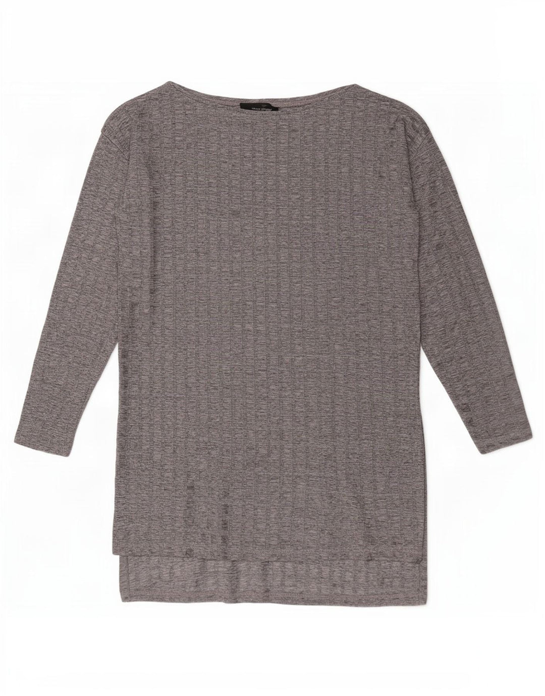 Zara Tunique à manches longues pour femme UK 10 Petit carreaux gris