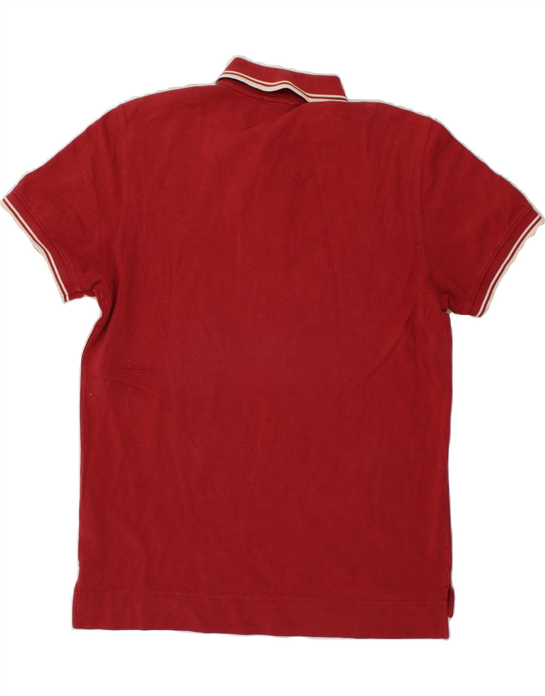 GAS Mens Polo Shirt Large Red Cotton Vintage Gas and Second-Hand Gas from Messina Hembry 