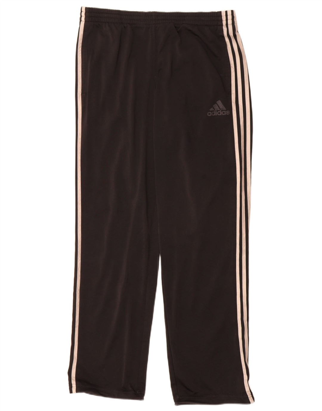 Adidas Mens Tracksuit Trousers Medium Black Polyester
