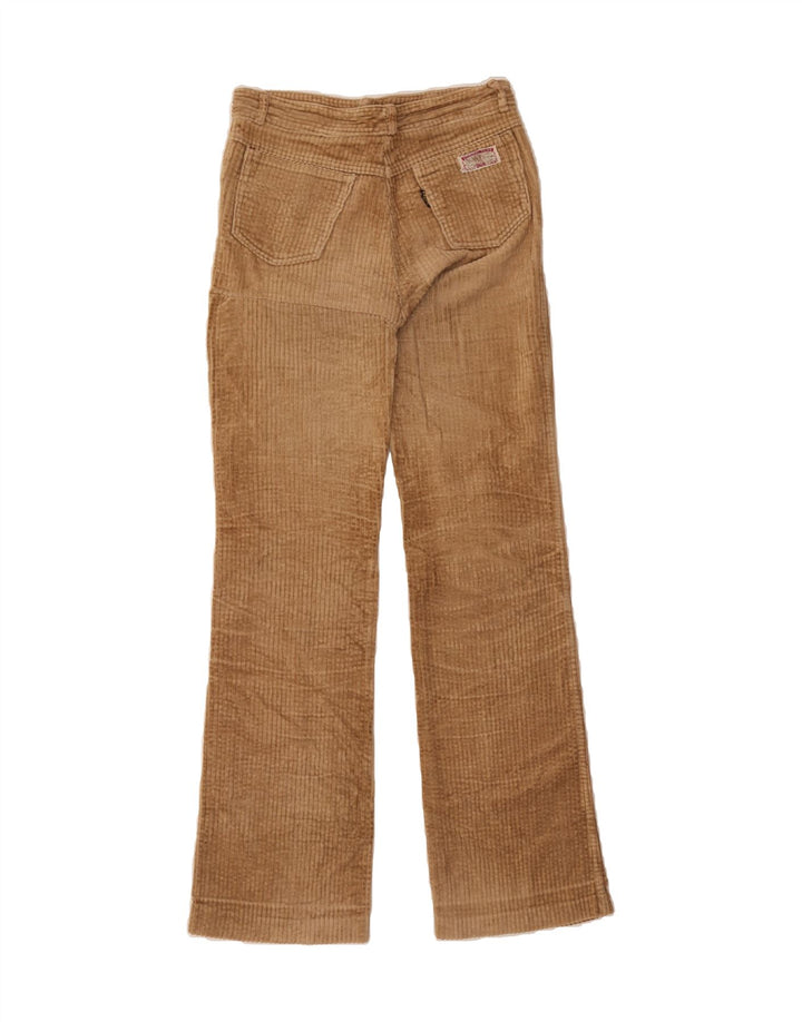 DUK Womens Straight Corduroy Trousers W28 L31 Brown Cotton Vintage DUK and Second-Hand DUK from Messina Hembry 