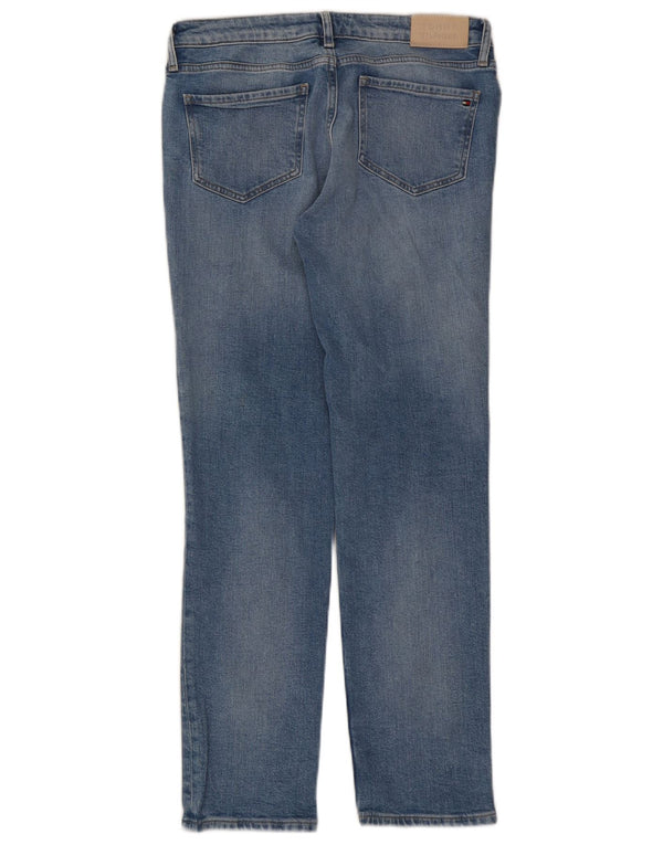 Tommy Hilfiger ženske ravne traperice Rim W29 L30 plavi pamuk