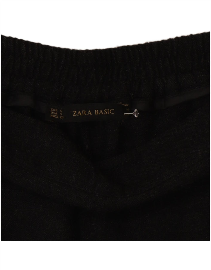 Zara Womens Slim Casual Trousers Small W26 L28 Grey