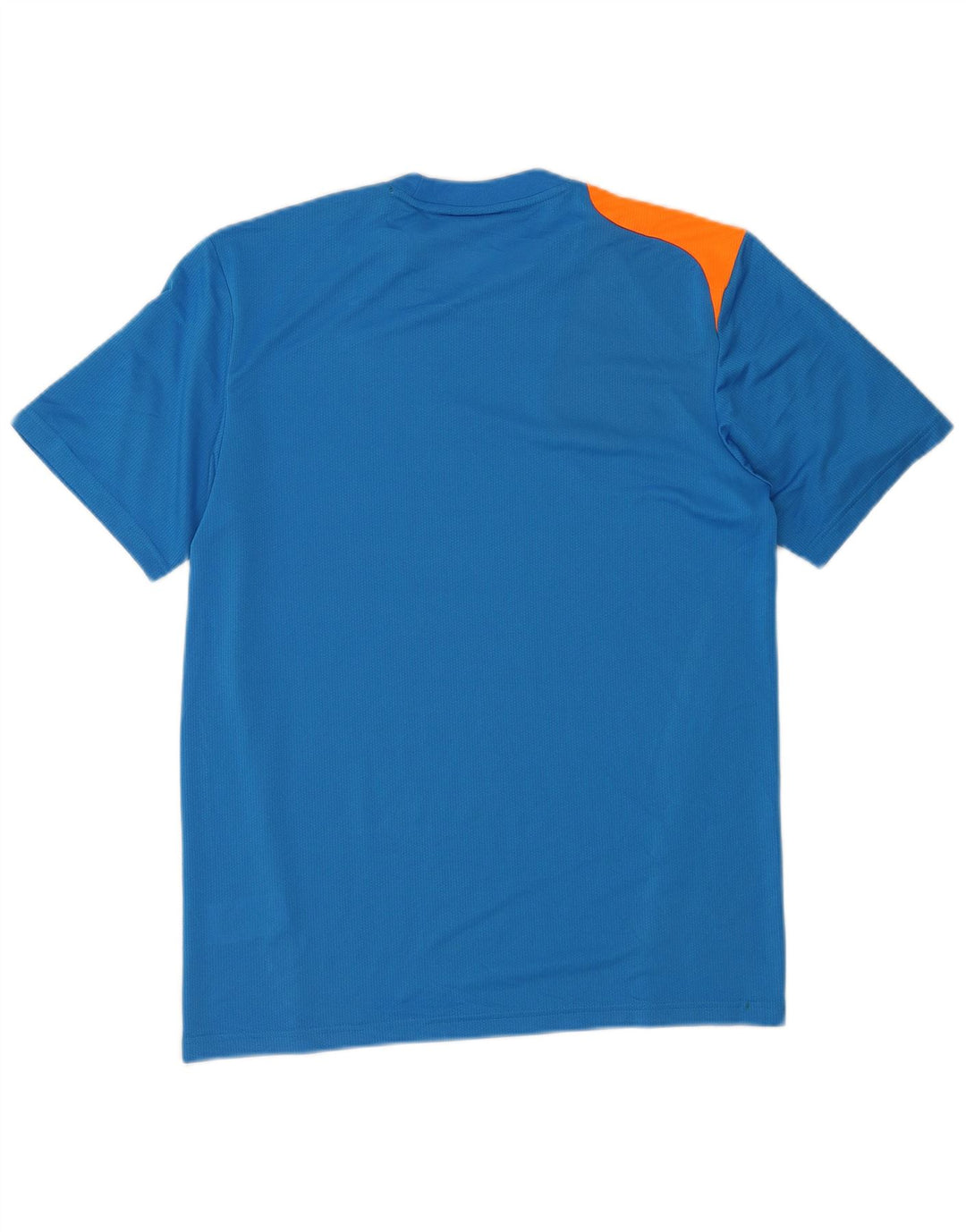 Adidas Herren Grafik-T-Shirt-Oberteil Mittelblaues Colourblock-Polyester