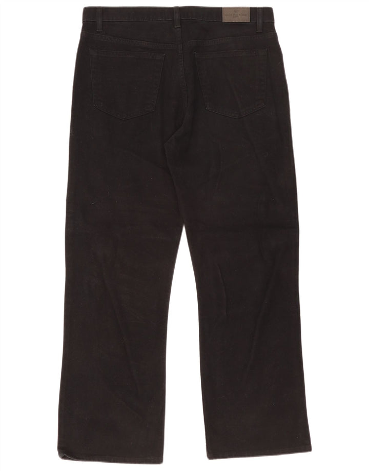 Marks & Spencer Mens Blue Harbour Straight Jeans W36 L29 Black Cotton