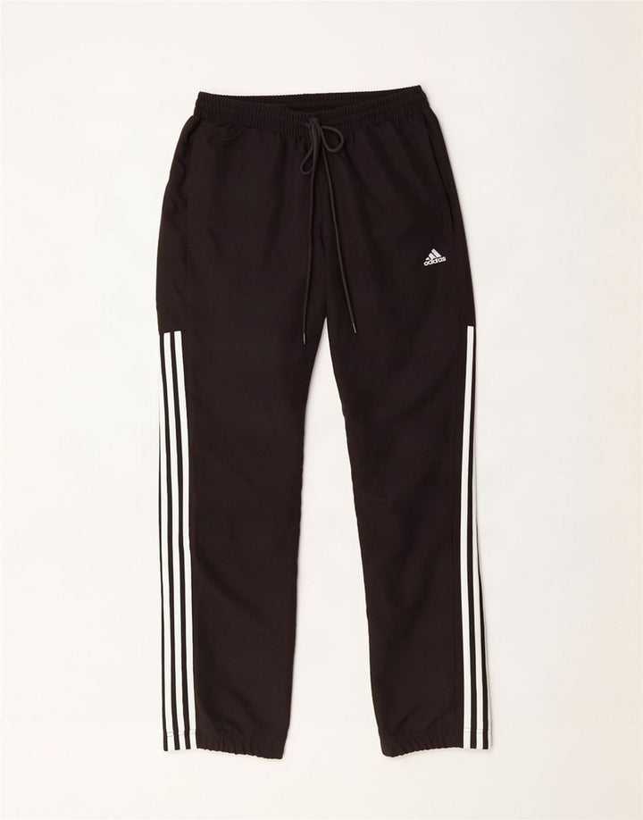 Adidas Mens Tracksuit Trousers Joggers Large Black Polyester