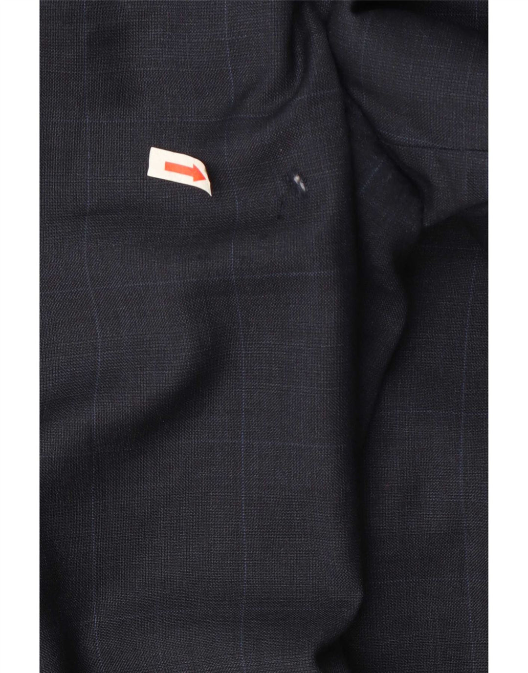 Marks & Spencer Herre 2-knaps blazerjakke UK 46 XL marineblå ternet uld