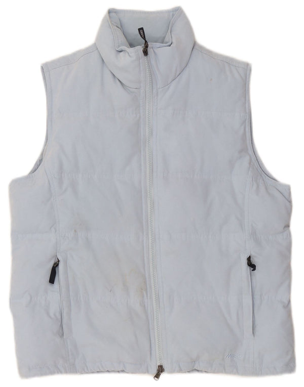 Musto Womens Padded Gilet UK 14 Large Blue Polyester