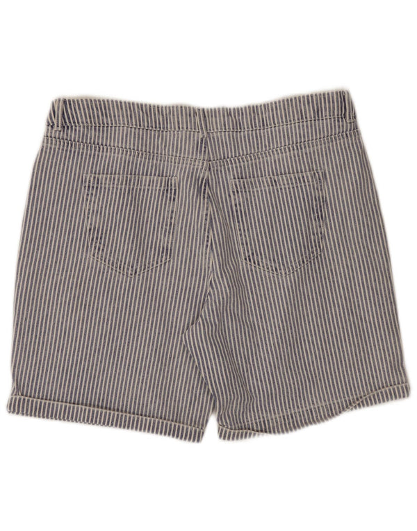 Marks & Spencer Pantalones cortos vaqueros estilo novio para mujer UK 46 Large W36 Blue Stripes