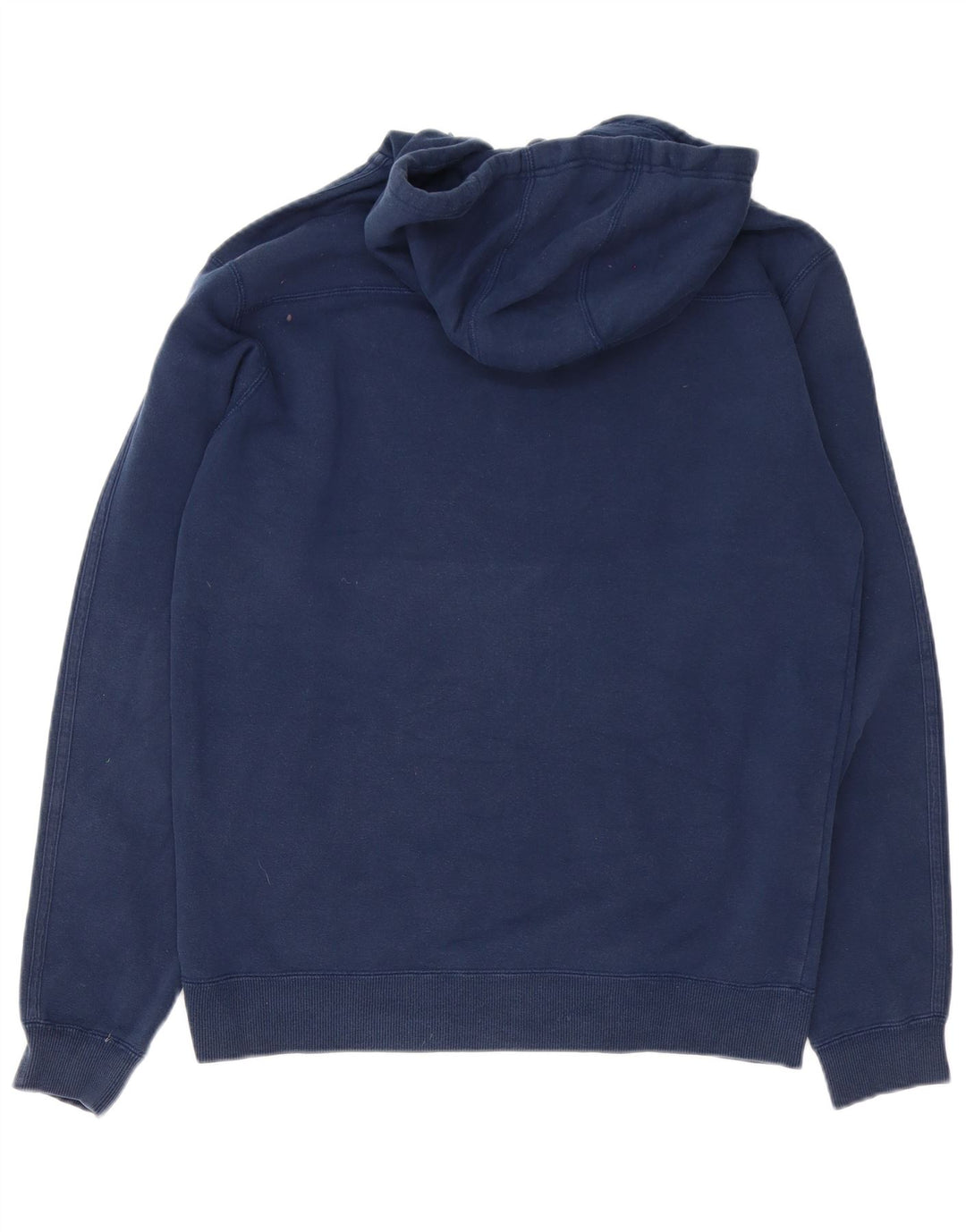 Adidas Mens Zip Hoodie Sweater Medium Navy Blue Cotton