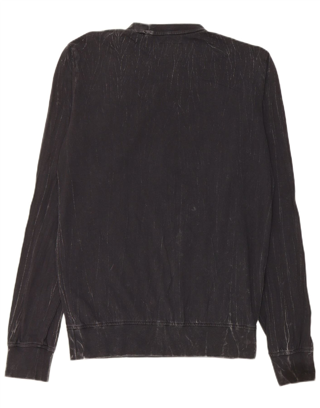 Guess Mens Top Manga Longa XS Algodão Preto