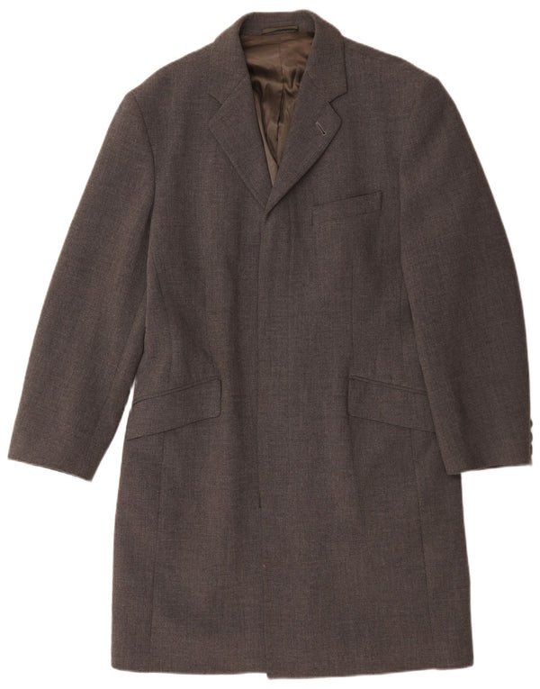 Gazzarrini Mens Overcoat IT 50 Large Grey