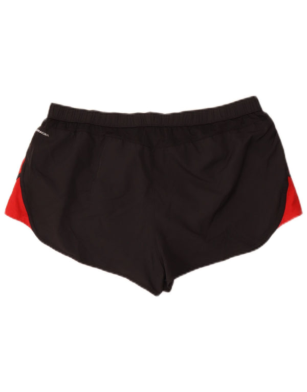 Adidas Damen Climacool Sport Shorts UK 16 Large Schwarz Colourblock